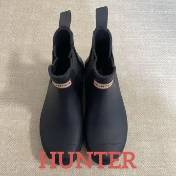 [컨디션 최상] HUNTER 헌터 chelsea boots 첼시 네이비