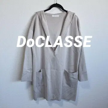 DoCLASSE (두클라쎄) 총알 편직 후드 부착 코디건