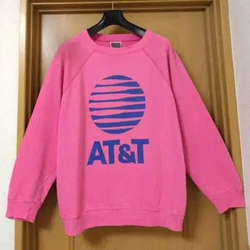USA제 빈티지 AT&T 헤인즈 맨투맨 트레이닝복 90s