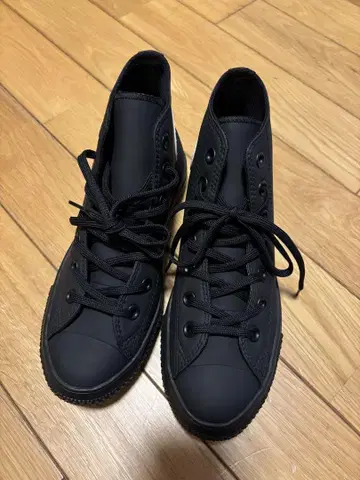 미사용 컨버스 올스타 하이컷 매트 블랙 CONVERSE
