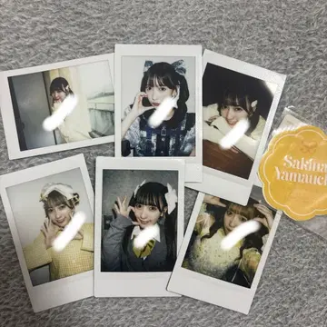 야마우치 사키나 랜덤 폴라로이드 사진 6장 세트 덤 포함