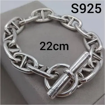 새상품 TGM 실버 925 팔찌 체인 당크레 만텔