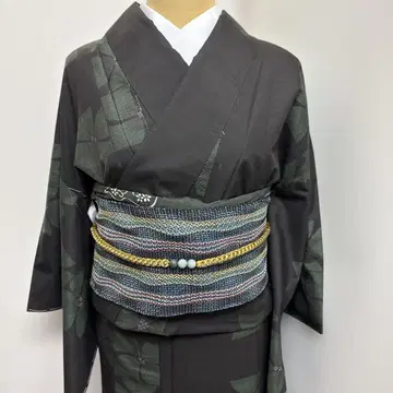 본고 오시마 명주 블랙 지아키 미사용