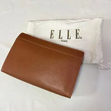미사용 새상품 ELLE 엘르 핸드백 세컨드 백 빈티지 천연 가죽