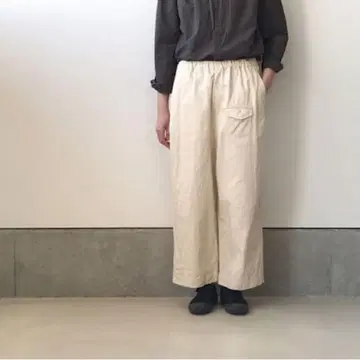 미사용 고쉬 카츠라기 와이드 팬츠 요건 레일 evam eva 45R