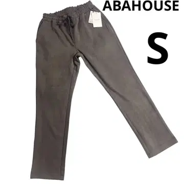 미사용 ABAHOUSE 아바하우스 네오 스웨이드 슬림 이지 팬츠 S