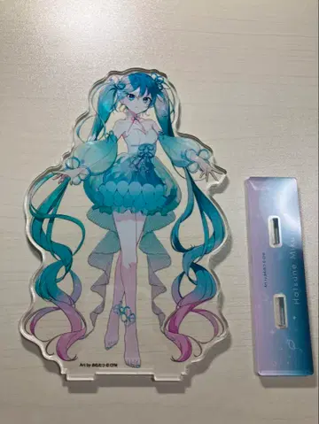 하츠네 미쿠 아크릴 스탠드 마린 리조트 해파리 드레스