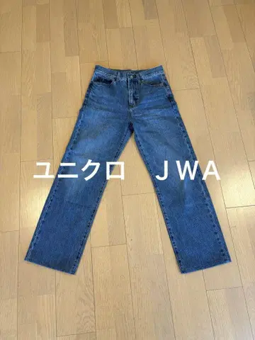 [유니클로] 스트레이트 청바지 JW ANDERSON 블루 사이즈 23