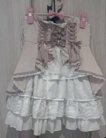 LIZLISA 프론트 카슈쿨 스커트