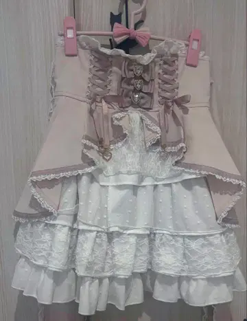 LIZLISA 프론트 카슈쿨 스커트