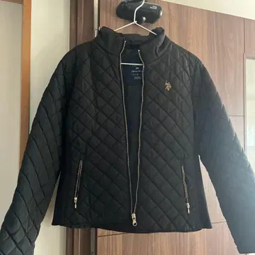 U.S. POLO ASSN. 퀼팅 자켓 L 블랙