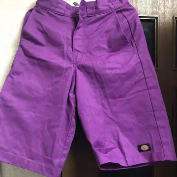 Dickies 보라색 팬츠 포켓 부착