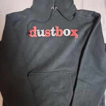dustbox 프린트 로고 후드티 L 사이즈