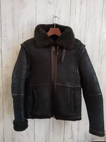 극강 빈티지 B-3 무스탕 자켓 슬림 Vintage 가공