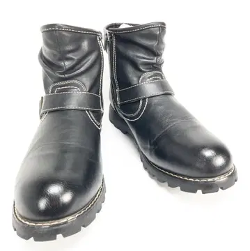 021_TEXACO 워크 부츠_블랙_25.5cm