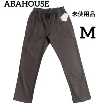 미사용품 ABAHOUSE 아바하우스 네오 스웨이드 슬림 이지 팬츠 M