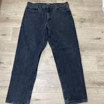 랜즈 엔드 블랙 데님 스퀘어 릿지