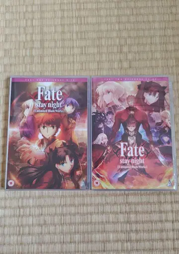 해외판 fate/stay night UBW DVD 2권 세트
