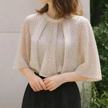 Natural Beauty Basic 드레이프감 블라우스