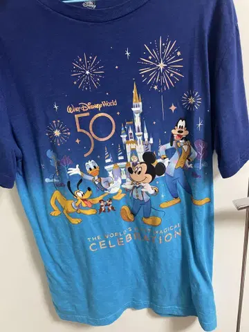 Disney World 50주년 기념 T셔츠