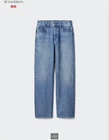 유니클로 UNIQLO 스트레이트 데님 65 BLUE