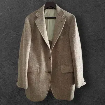 해리스 트위드 빈티지 자켓 남성용 L~XL 상당 USA 재단