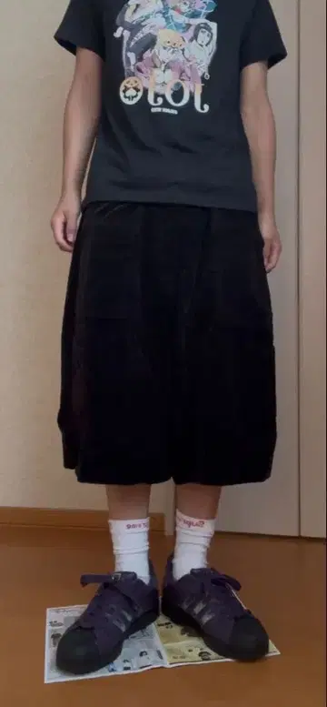 tuki corduroy baggy jorts shorts