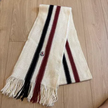 MONCLER 스트라이프 머플러