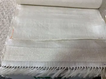 옷감 [치기리야] 시오자와 로쿠죠 유키야마  화이트 무지