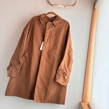 [택 포함 새상품] 뉴즈리스 NYUZELESS 스텐카라 코트 베이지 L