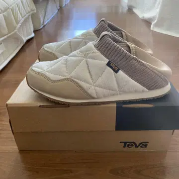 Teva 슬립온 화이트/베이지 23cm