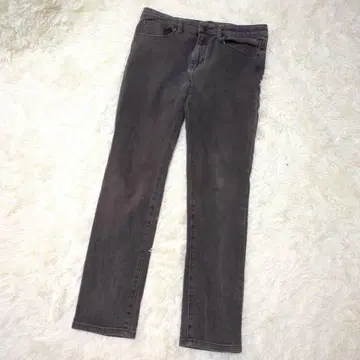 무인양품 스키니 데님 팬츠(31) 청바지 블랙 스트레치 심플