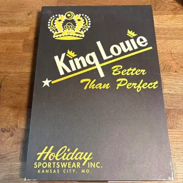 King Louie 반팔 볼링 셔츠 M 사이즈 화이트/블랙