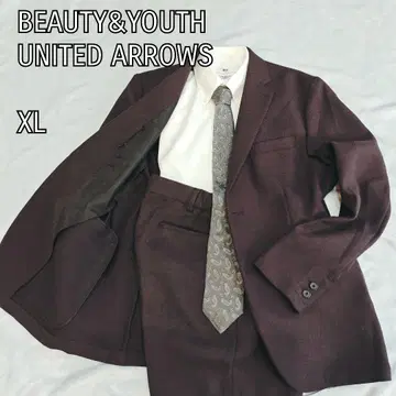 빅 사이즈 UNITED ARROWS 트위드 자켓 셋업 XL