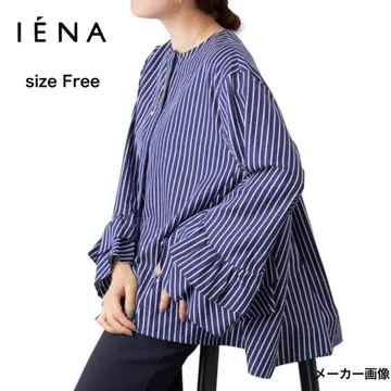 IENA 이예나 프릴 슬리브 셔츠 프리 사이즈