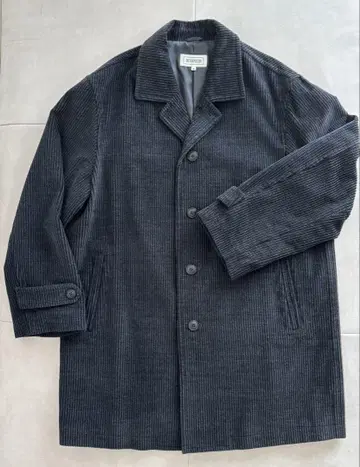 INTERMEZZO 코듀로이 디자인 코트 다크 그레이