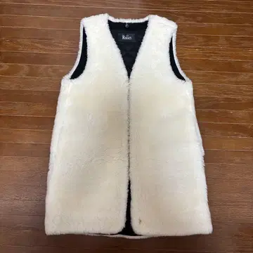 릴렉스 화이트 무스탕 베스트