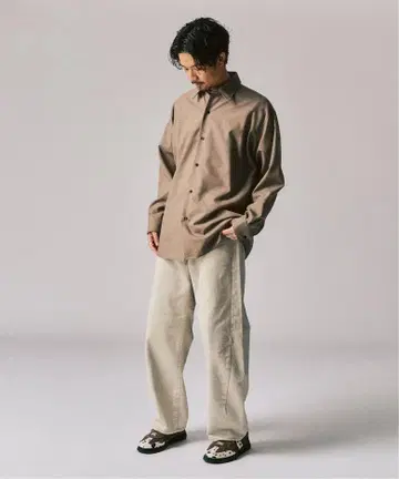 417EDIFICE [ LE JAPON Akita 레귤러 울 셔츠 ]