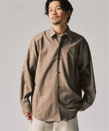 417EDIFICE [ LE JAPON Akita 레귤러 울 셔츠 ]