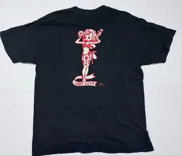 LADY LUCK RAT FINK Ed Roth 티셔츠 Hanes 90