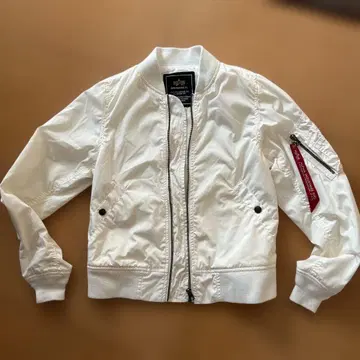 ALPHA INDUSTRIES 화이트 자켓 M
