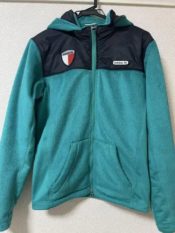 adidas 플리스 자켓 터콰이즈