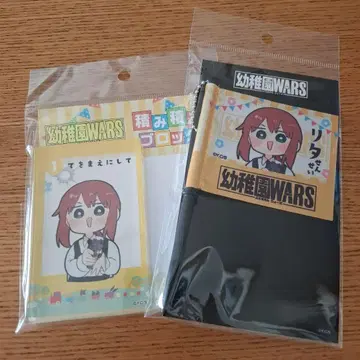 유치원WARS 캔뱃지 리타 TSUTAYA 키링 블록