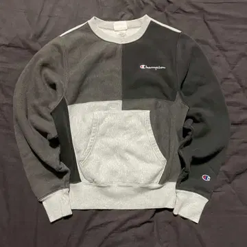 Champion 패치워크 트레이닝복 XS 그레이/블랙 XS