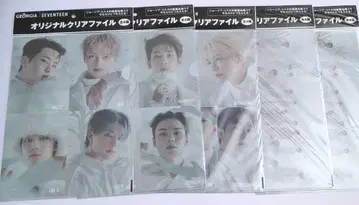 SEVENTEEN 오리지널 클리어 파일 4장 세트