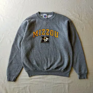 구제 러셀 애슬레틱 맨투맨 칼리지 미주리 대학 90s 00s