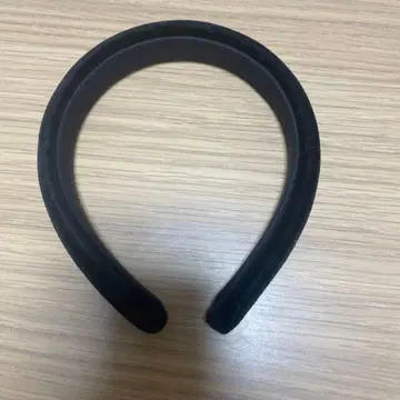 블랙 벨벳 헤어밴드
