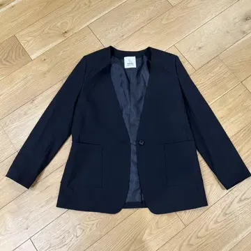 스타일 델리 노카라 자켓 블랙