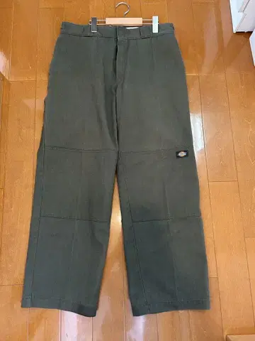 Dickies 더블니 Loose Fit 그린 34 x 32