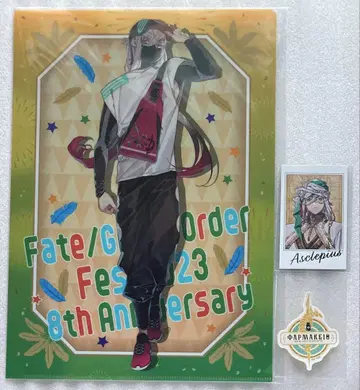 FGO 아스클레피오스 기념 클리어 파일 포트레이트 스티커